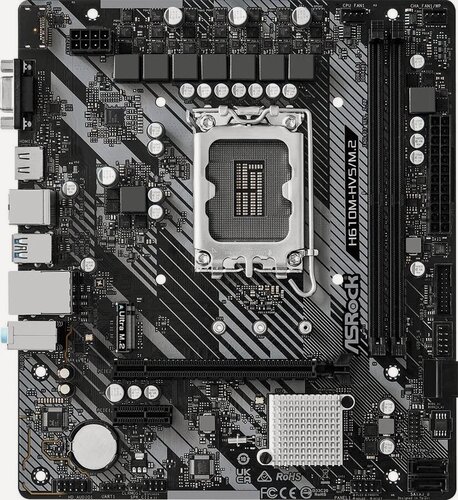 Изображение товара Материнская плата ASRock H610M-HVS, microATX, DDR4, Intel H610