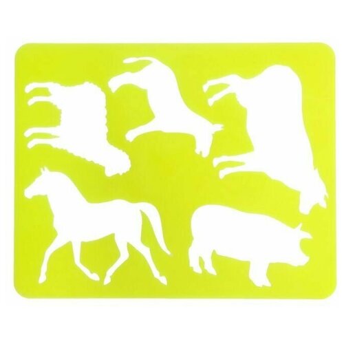 стамм трафарет для рисования домашние животные европодвес Трафарет для рисования Домашние животные, европодвес, 1 шт.
