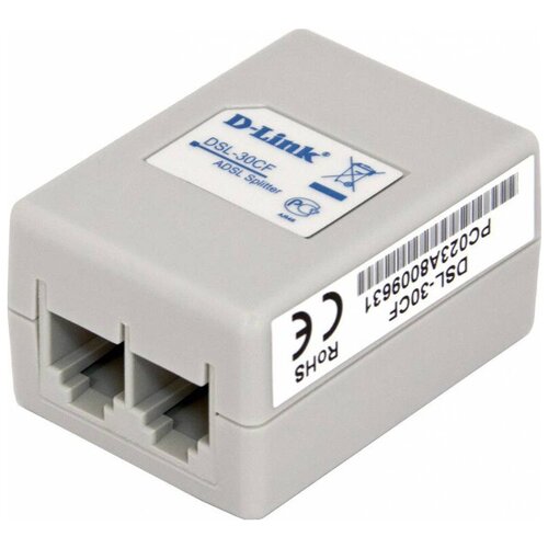 ADSL-модем/маршрутизатор D-LINK DSL-30CF/RS ADSL-сплиттер