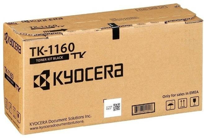 Тонер-Картридж Kyocera TK-1160 , черный ,7200 стр