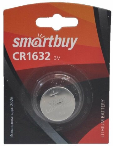 Батарейки Smart Buy CR1632/1B CR1632 1 шт - фото №5