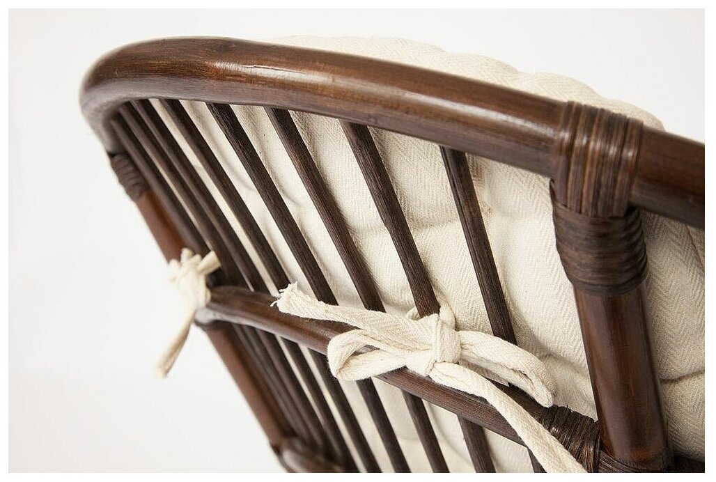 Комплект для отдыха TetChair TURKEY (стол круглый (со стеклом)+2 кресла + диван) /с подушками/ротанг, кр:70х65х78см, дв:120х65х78см, ст:D50х56,5см, coco brown (коричневый кокос) - фотография № 18