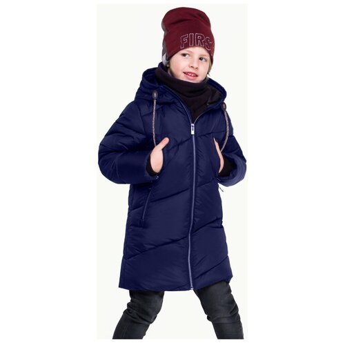 фото Пуховик boom! by orby 90577_bob размер 116, темно-синий