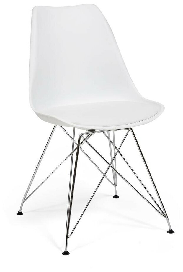 Стул TULIP IRON CHAIR (mod.EC-123) / 1 шт. в упаковке металл/пластик, 54,5*48*83,5см, white (белый)