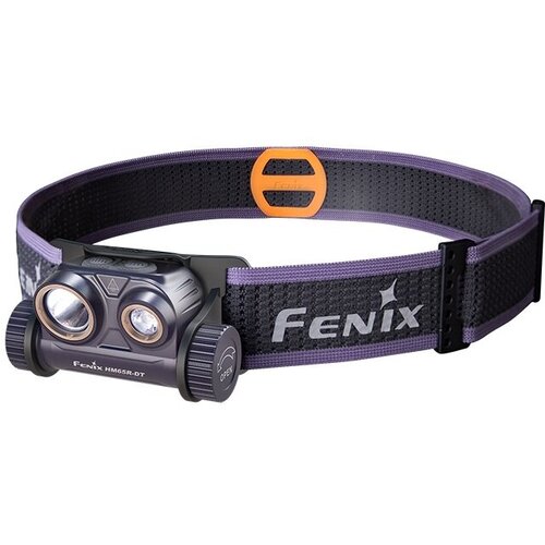 фото Налобный фонарь fenix hm65r-dt dual led 1500 lm сине-фиолетовый