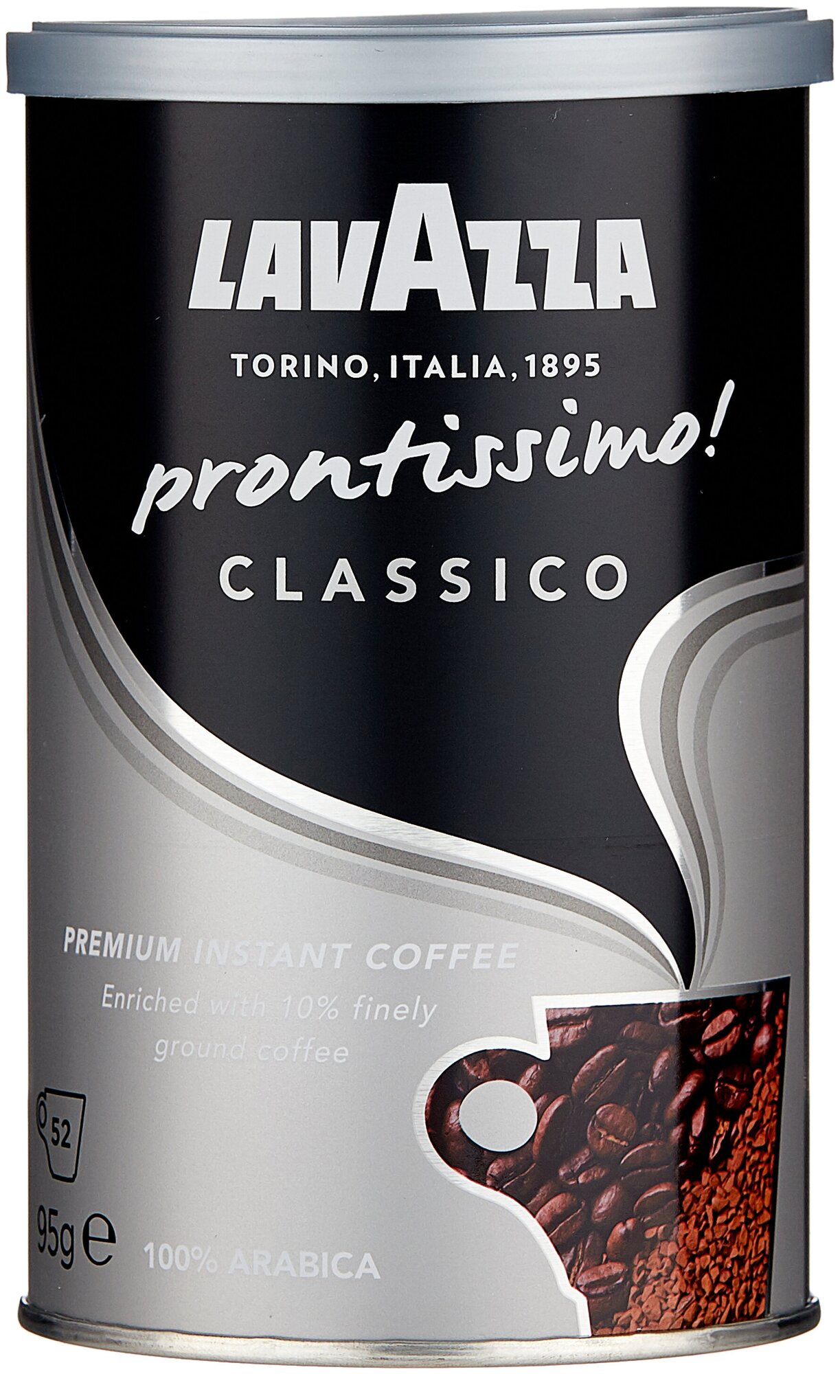 Lavazza Prontissimo Classico 95г кофе растворимый 100% арабика ж/б (5330) - фотография № 1