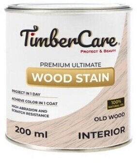 Масло тонирующее TimberCare Wood Stain (цвет: Старинное дерево/ Old wood), банка 0,2л