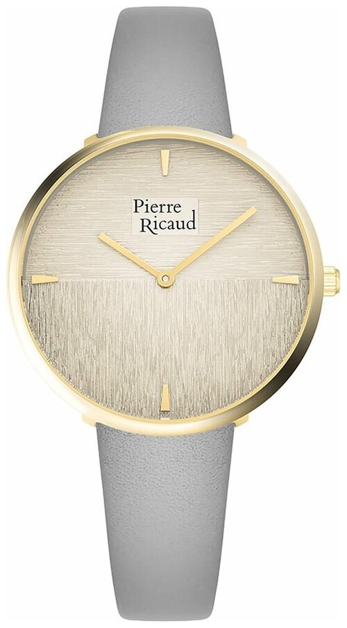 Наручные часы Pierre Ricaud Наручные часы Pierre Ricaud P22086.1G11Q, серый, золотой