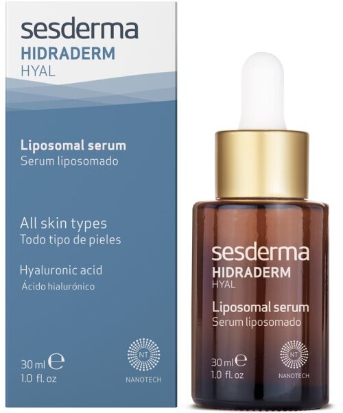 Sesderma HIDRADERM HYAL Liposomal serum - увлажняющая сыворотка липосомальная с гиалуроновой кислотой 3 типов, 30 мл