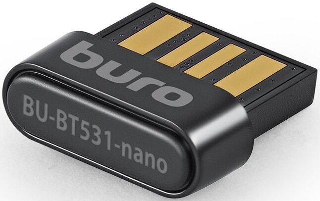 Адаптер USB Buro BU-BT531-nano BT53+EDR class 15 20м черный