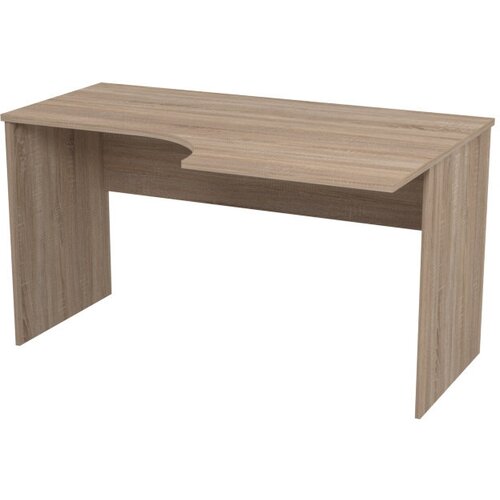 Стол Меб-фф Cтол эргономичный СТ-Л цвет Дуб Сонома 140/90/76 см