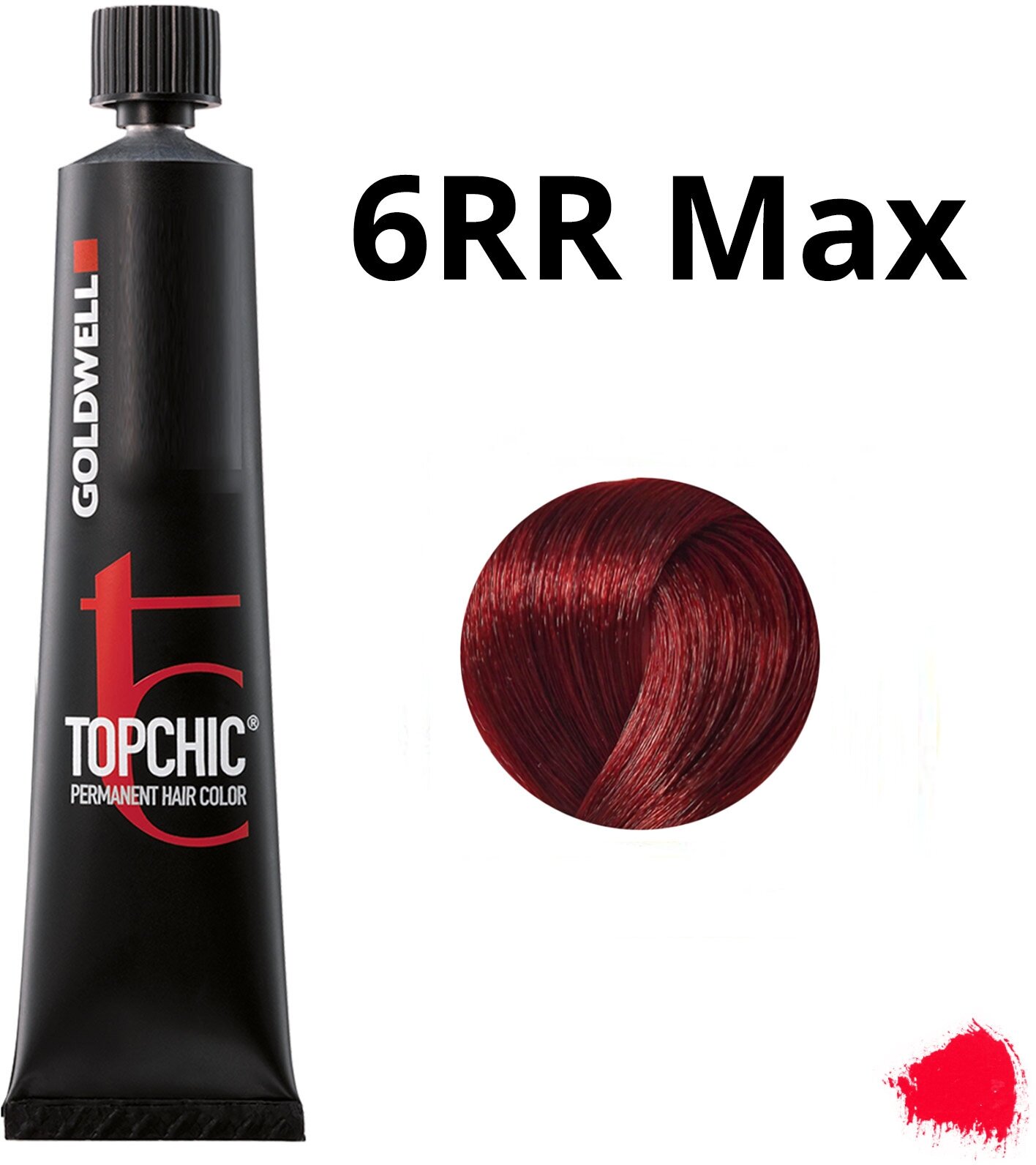 Goldwell Topchic - Краска для волос 6RR Max огненно-красный 60 мл.