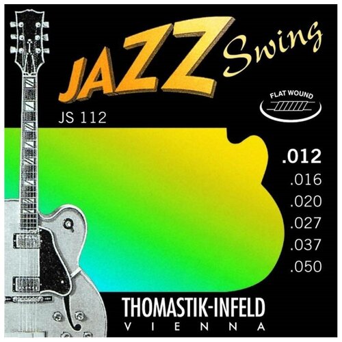 Струны для электрогитары THOMASTIK JS112 js113 jazz swing комплект струн для акустической гитары medium сталь никель 13 53 thomastik