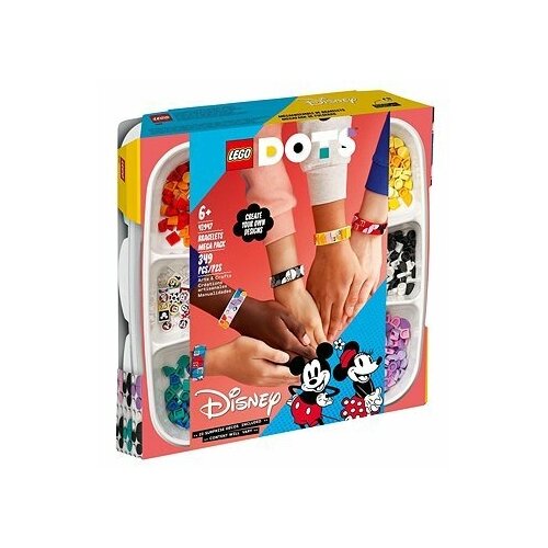 Конструктор LEGO DOTs Mickey Friends Bracelets Mega Pack 41947 gerenuk cz colorful round friends bracelets