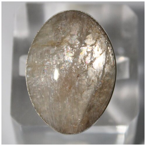 Кольцо True Stones, лунный камень, размер 17.5, бежевый кольцо true stones лунный камень размер 18 голубой белый