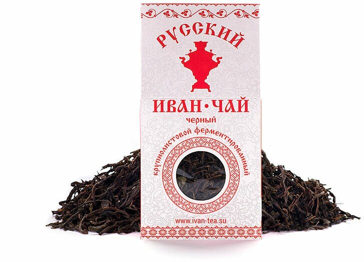 Напиток чайный Русский Иван-чай черный 50г Вологодский Иван-чай - фото №3