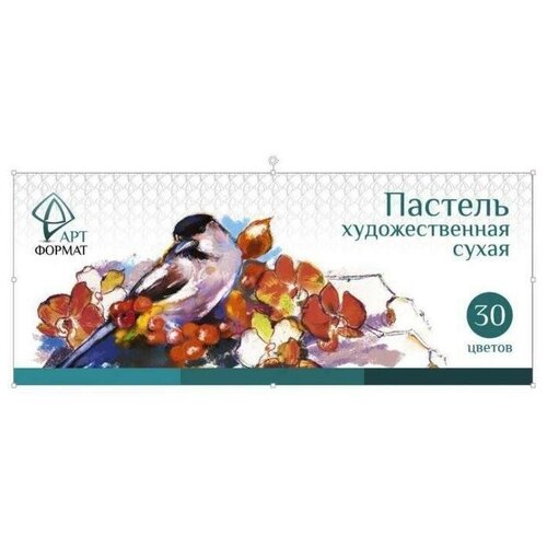 Пастель сухая 30 цветов АРТформат круглая картоннная упаковка 16 уп 6916₽