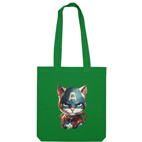 фото Сумка шоппер us basic, зеленый