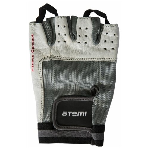 Перчатки ATEMI AFG02 XL черно-белый перчатки для фитнеса atemi черно серые размер xs
