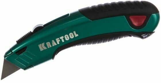 Универсальный нож с автостопом Kraftool GRAND-24 2 лезвия А24 09241_z02