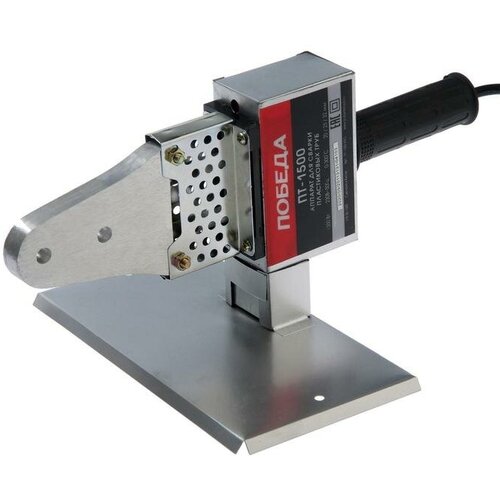 Аппарат для сварки пластиковых труб победа ПТ-1500 1500 Вт насадки 202532 мм кейс 208400₽