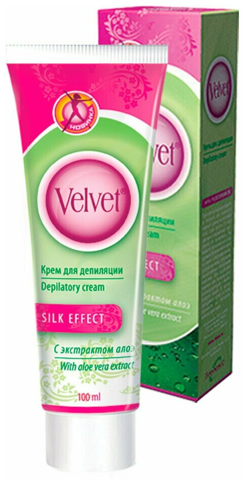 Velvet Крем для депиляции с экстрактом алоэ 100 мл 120 г