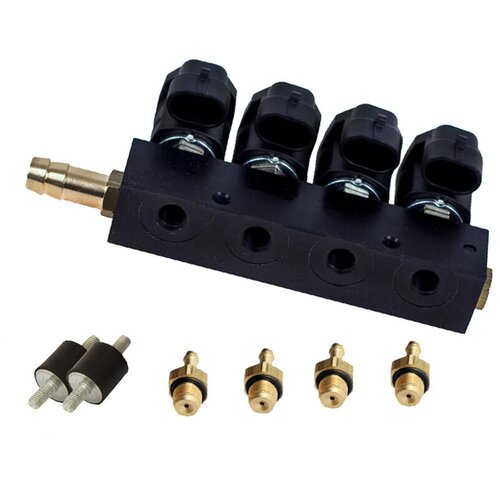 Газовые форсунки тип 30 3ом черные катушки на 4 цилиндра ACD2 1968₽