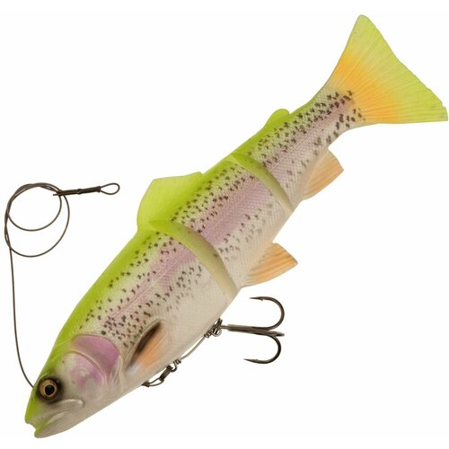 воблер свимбейт savage gear 4d line thru trout 250 ss lemon trout Воблер для рыбалки Savage Gear 4D Line Thru Trout 250 S цв. Lemon Trout, 193 гр 250 мм, на щуку, таймень, свимбейт тонущий, заглубление до м