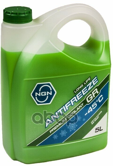 Антифриз Longlife Antifreeze (Green) Готовый Gr-45 (Green) Antifreeze 5L Longlife Antifreeze (Green) Готовый NGN арт. V17.