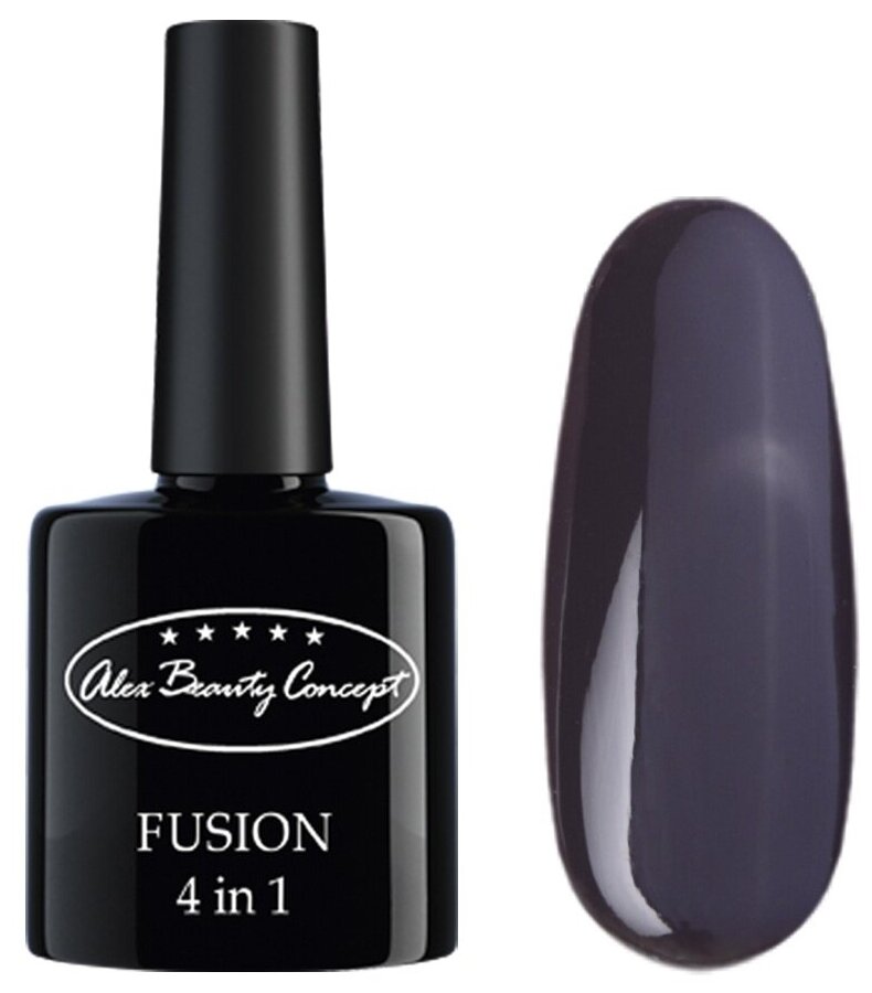 Alex Beauty Concept Гель-лак FUSION 4 IN 1 GEL, 7.5 мл, цвет темно-серый/синий 70066