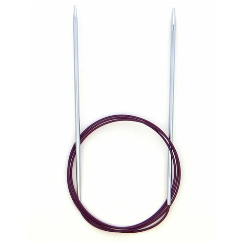 спицы для вязания prym круговые с гибкой леской 3мм 100см латунь арт 212126 Спицы Knit Pro Nova Metal 10365, диаметр 3 мм, длина 100 см, розовый/серебристый