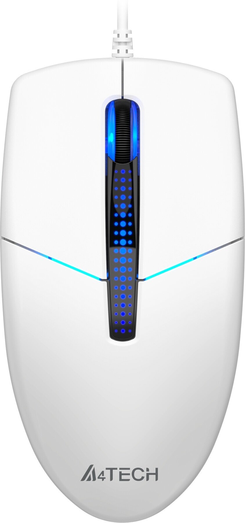 Комплект 3 штук Мышь компьютерная A4Tech N-530 белый оптическая (1200dpi) USB (3but)