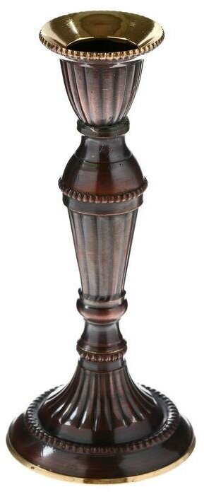 Подсвечник латунь на 1 свечу "Кали" 14х6,5х6,5 см - фотография № 3