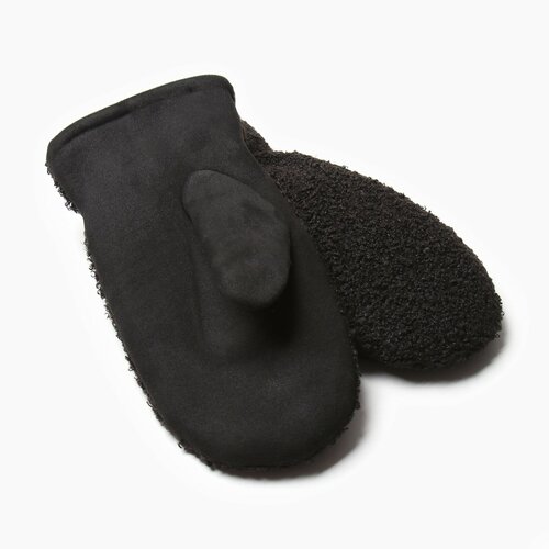 Варежки Minaku, размер 25 см, черный перчатки minaku размер 25 черный фиолетовый