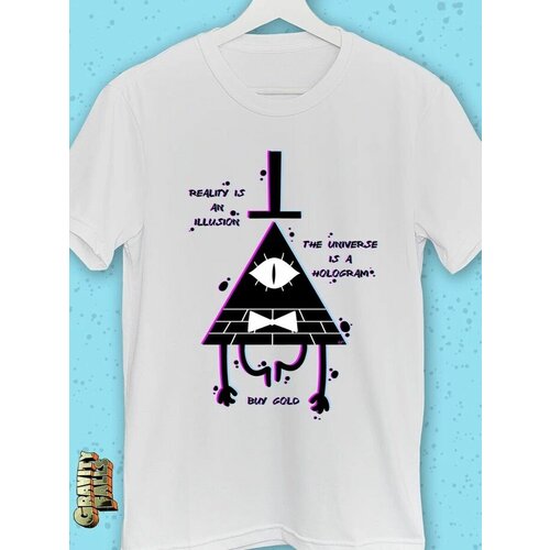 фото Футболка размер 48, черный, белый hilari geek