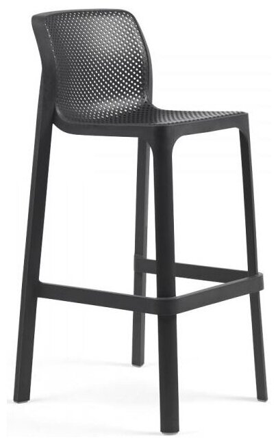 Барный стул Nardi Net Stool, антрацит