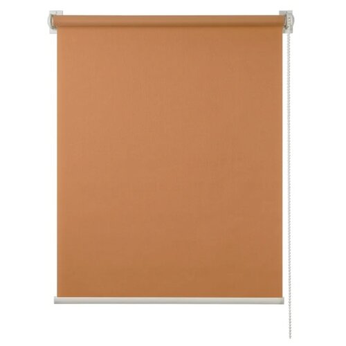 фото Рулонная штора prime decor миниролло plain (светло-коричневый), 98х170 см