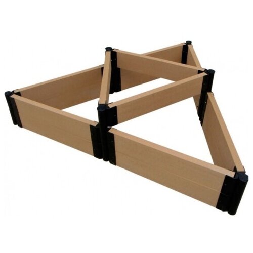 Доска ограждения из ДПК для грядки Garden Dreams длина 1,9 м (высота 150 мм)