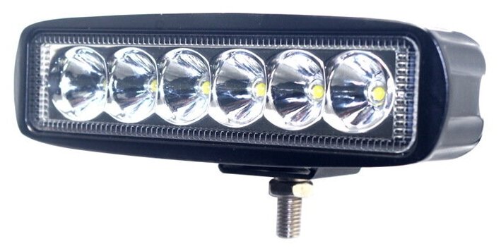 Фара светодиодная 6 LED (ближний свет) прямоугольная