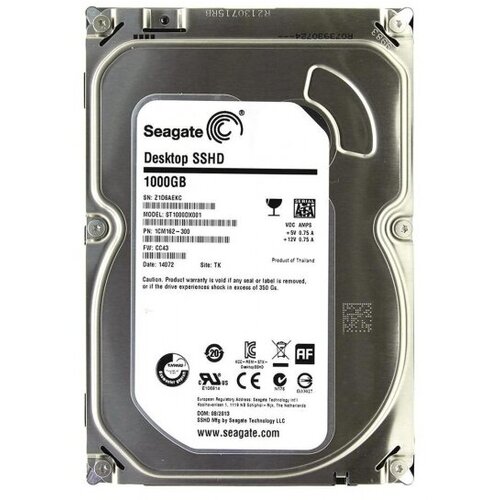 Жесткий диск Seagate 1CM162 1Tb 7200 SATAIII 35 HDD 1121000₽