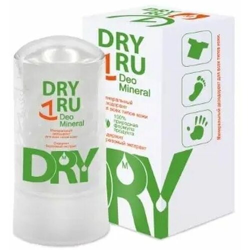 Deo Mineral/ Драй Ру Део минерал/ Минеральный дезодорант для всех типов кожи, 60г