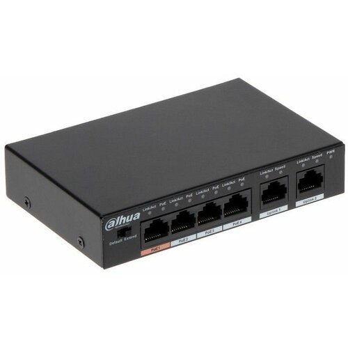 РОЕ коммутатор Dahua DH-PFS3006-4GT-60-V2 OZON 5800₽