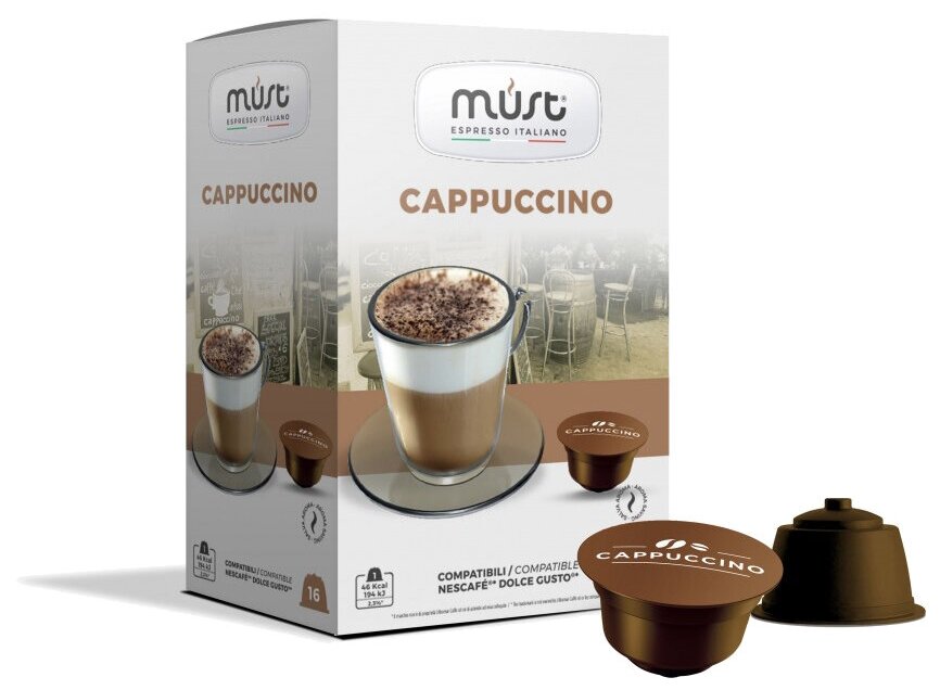 Кофе в капсулах Must Dolce Gusto Cappuccino 16 шт