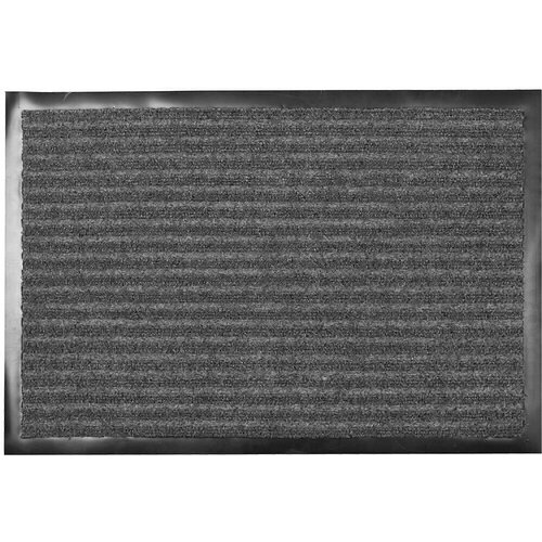 Коврик придверный 60х90 см прямоугольный резина с ковролином серый Комфорт Floor mat XT-4003 1397₽