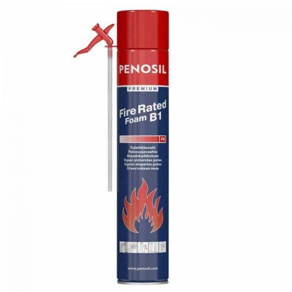 Пена монтажная бытовая огнеупорная Penosil Premium Fire Rated Foam B1, 720 мл - фотография № 2