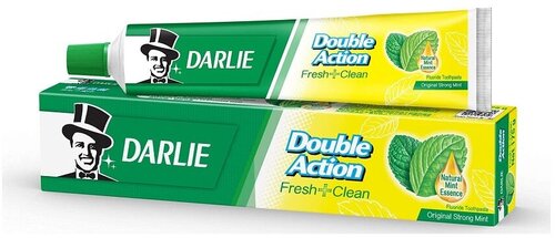 Darlie Double Action FRESH+CLEAN Toothpaste, 5 Star (Зубная паста дарли двойного действия с мятой), 80 г.