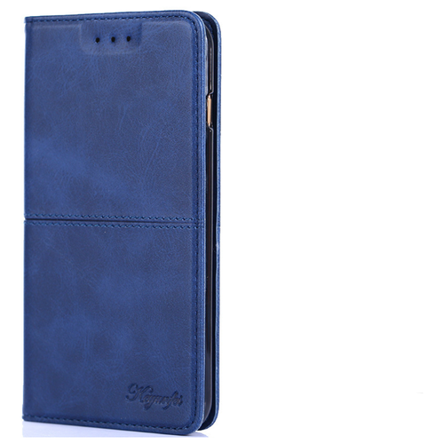 фото Чехол-книжка mypads для samsung galaxy s20 ultra 5g из качественной импортной кожи прошитый элегантной прострочкой ретро синий с магнитной крышкой