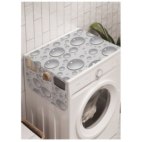 фото Органайзер для хранения "воздушные пузыри" на стиральную машину, 45x120 см ambesonne