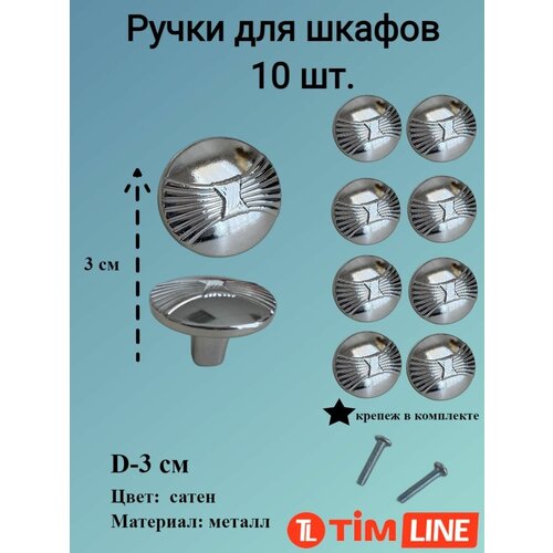 Мебельная ручка-кнопка TimLINE