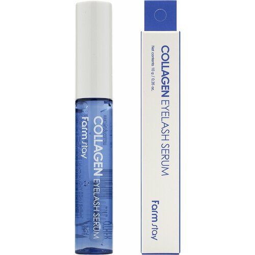 Farm Stay Collagen Eyelash Serum Сыворотка для укрепления ресниц с гидролизованным коллагеном 10г